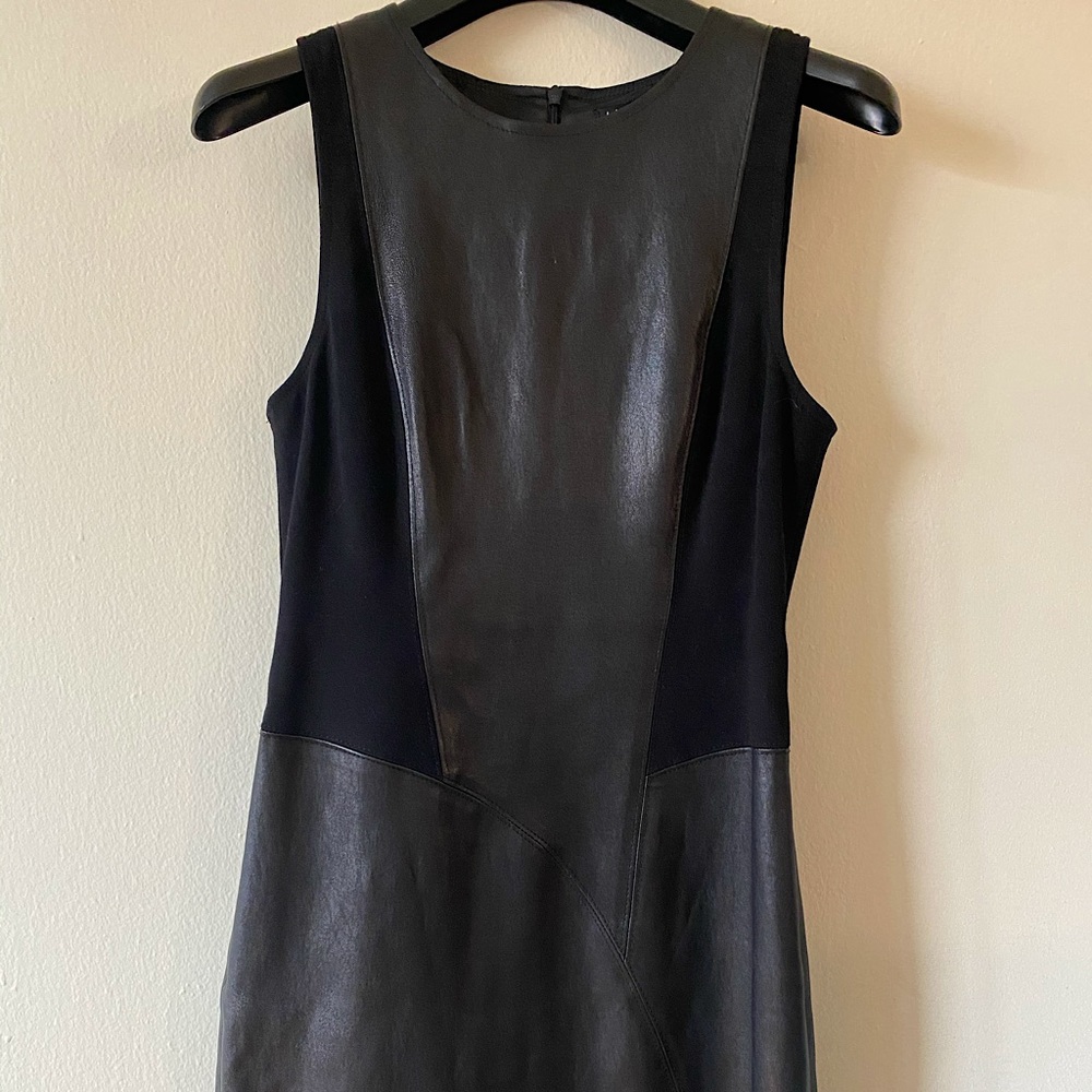 Theory leather dress